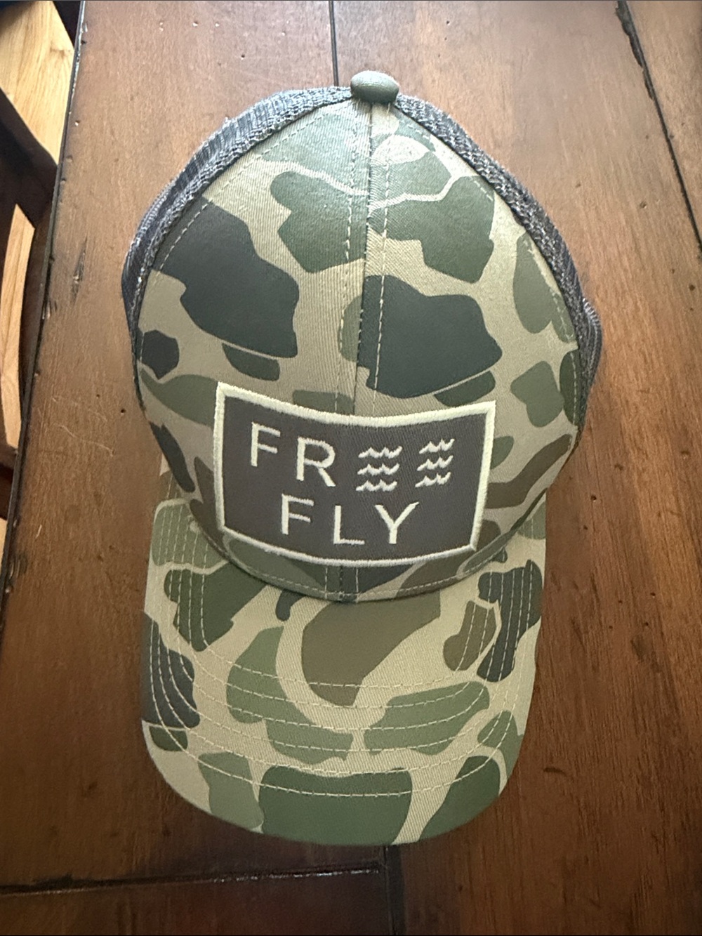 Free Fly Apparel Camouflage Mesh Back Hat Coastal Outdoors Camping Hunting OS